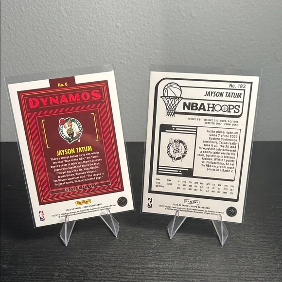 NBA Hoops Boston Celtics Jayson Tatum Dynamos and base set - Picture 2 of 2